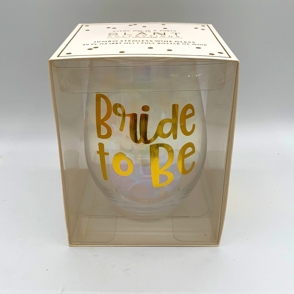 Giant Stemless Wine Glass for the Bride to Be!